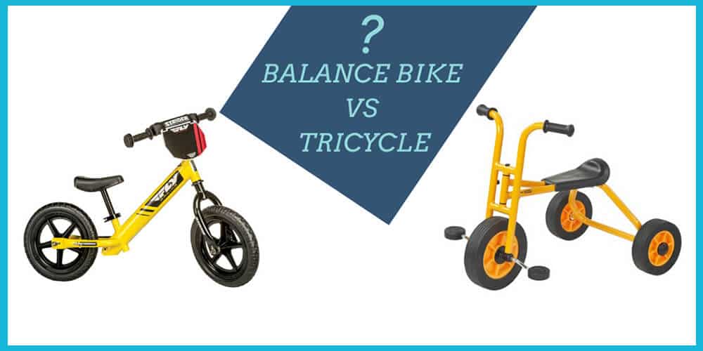 balance bike vs tricycle for toddler