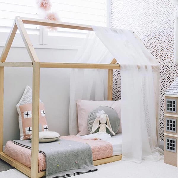 House Bed Frame Toddler Bed PREMIUM WOOD