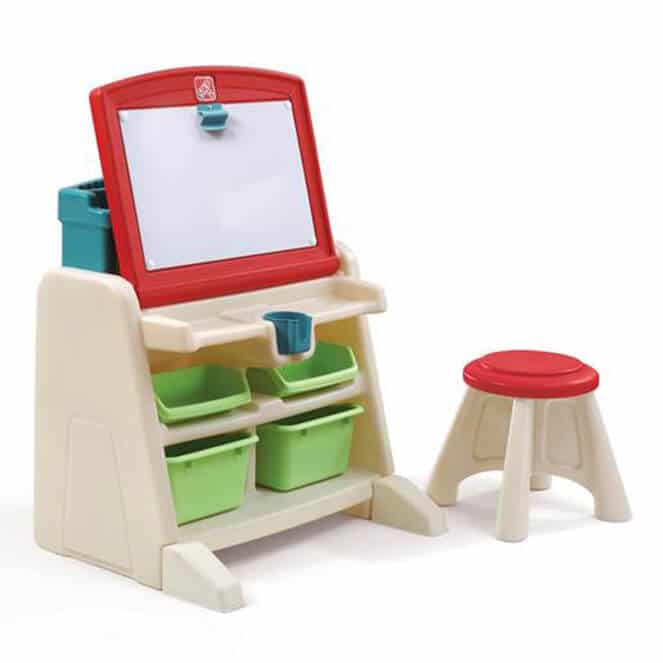 Step2 Flip and Doodle Desk with Stool Easel 